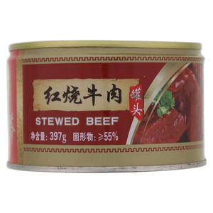红烧牛肉罐头397g