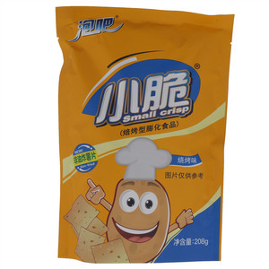 泡吧小脆烧烤味焙烤型膨化食品