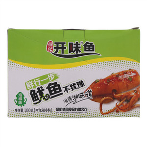 童记开味鱼风味鱿鱼泡椒味