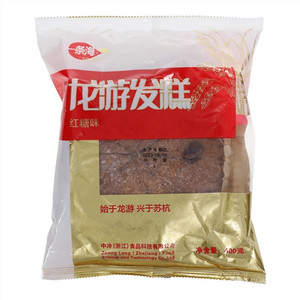 一条海红糖味龙游发糕
