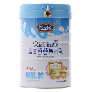 婴之冠铁锌钙益生菌营养米乳