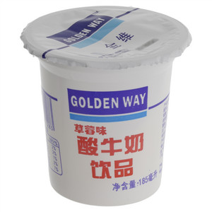 金维 草莓味酸牛奶饮品