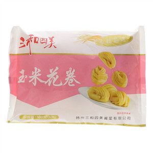 三和四美玉米花卷(速冻、熟制、无肉类、速冻面米食品)