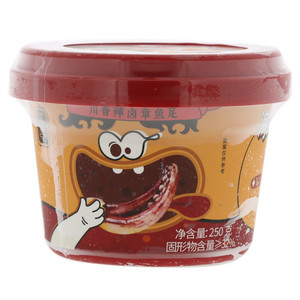 不等川香辣卤章鱼足海鲜小吃桶