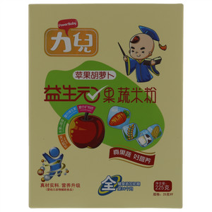 力儿苹果胡萝卜益生元果蔬米粉