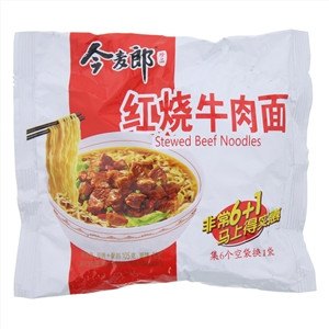 今麦郎红烧牛肉面