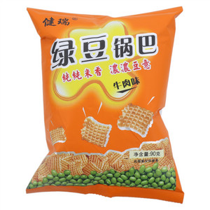 健瑞牛肉味绿豆锅巴