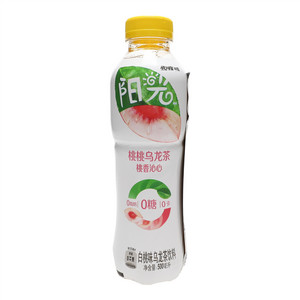 阳光白桃味乌龙茶饮料