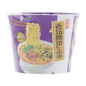 白象珍料香老坛酸菜牛肉面