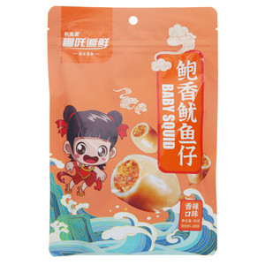 利高通哪吒追鲜香辣鲍香鱿鱼仔