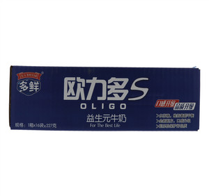 东方多鲜庄园多鲜欧力多S益生元牛奶1箱×16袋×227克
