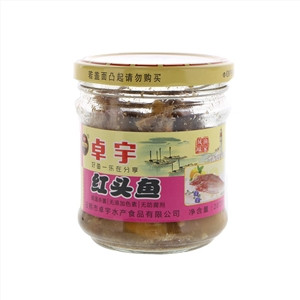卓宇熏鱼罐头（红头鱼）