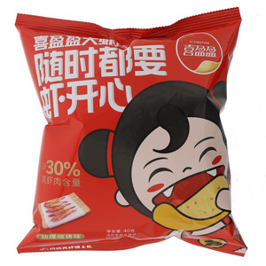 喜盈盈劲爆烧烤味大虾片