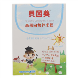 贝因美高蛋白营养米粉