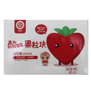 七乐七酸奶果粒块（草莓味）