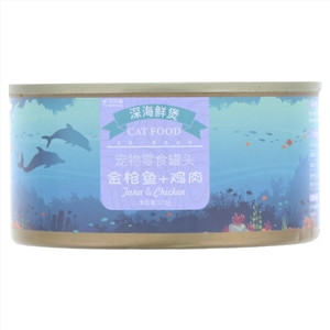 贝贝隆深海鲜煲金枪鱼+鸡肉宠物零食罐头