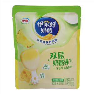 伊利伊家好双层奶酪棒混合水果味