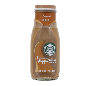 星巴克星冰乐焦糖味咖啡饮料281ml