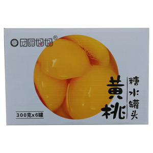 团圆妈妈黄桃糖水罐头