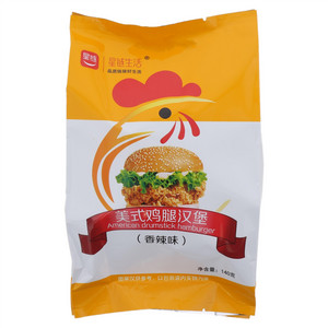 星链生活香辣味美式鸡腿汉堡