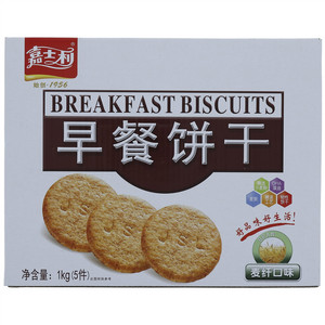 嘉士利麦纤口味早餐饼干
