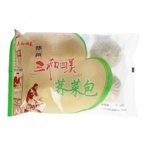 三和四美荠菜包(速冻、熟制、含肉类、速冻面米食品)