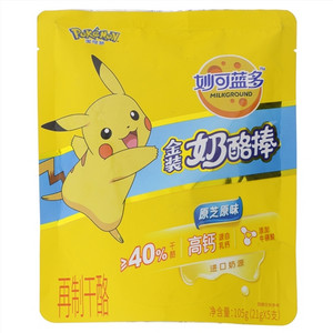 妙可蓝多/MILKGROUND宝可梦原芝原味金装奶酪棒