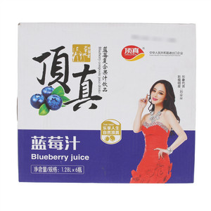 顶真蓝莓汁箱