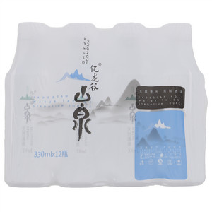 亿龙谷山泉方瓶塑包天然山泉水