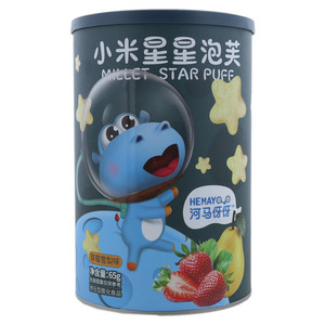 河马伢伢小米星星泡芙（草莓雪梨味）