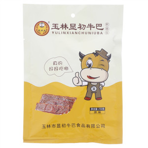 文十六玉林显初原味牛巴软罐头