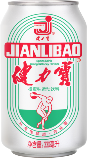 健力宝橙蜜味运动饮料（含气型）CAN330ML