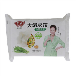 霍嘉家家美味鸡蛋韭菜大馅水饺
