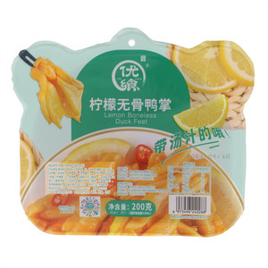 优飨柠檬无骨鸭掌