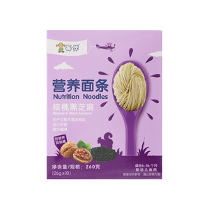 每伴核桃黑芝麻营养面条