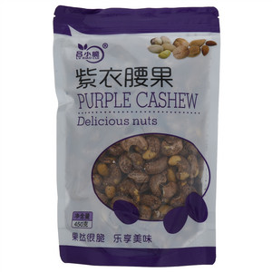 吕小脆紫衣腰果450g