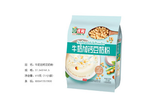 庆和特浓牛奶加钙豆奶粉600克
