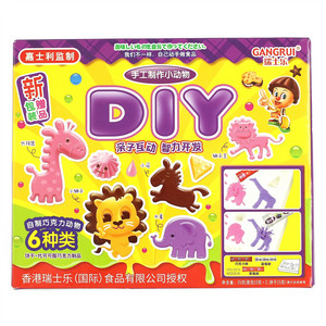 瑞士乐DIY巧克力动物饼干