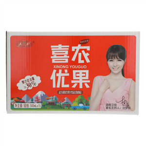 沃尔旺喜农优果香橙味益生菌复合果汁饮品