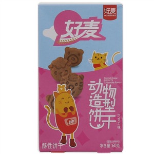 好麦动物造型饼干