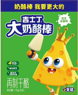吉士汀成长棒混合水果味再制干酪