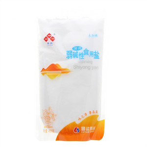 鲁晶牌未加碘立袋深井弱碱性食用盐（健康生活系列）