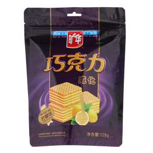 旷华巧克力威化（柠檬味）