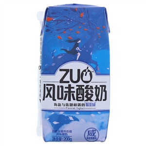 ZUO海盐焦糖味风味酸牛