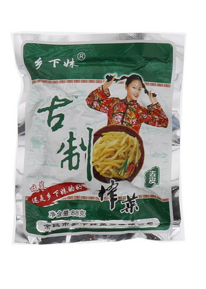 乡下妹古制榨菜丝88g