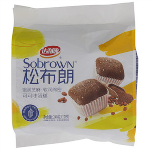 达利园松布朗可可味蛋糕