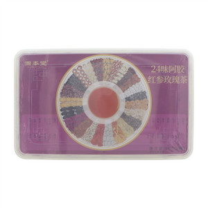 固本堂24味阿胶红参玫瑰茶