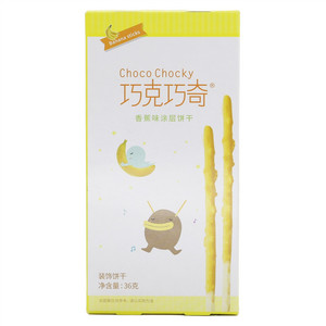 巧克巧奇香蕉味涂层饼干