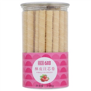 塞奇烘焙草莓味酥皮注芯蛋卷