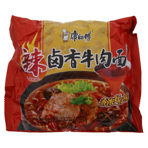 康师傅辣卤香牛肉面